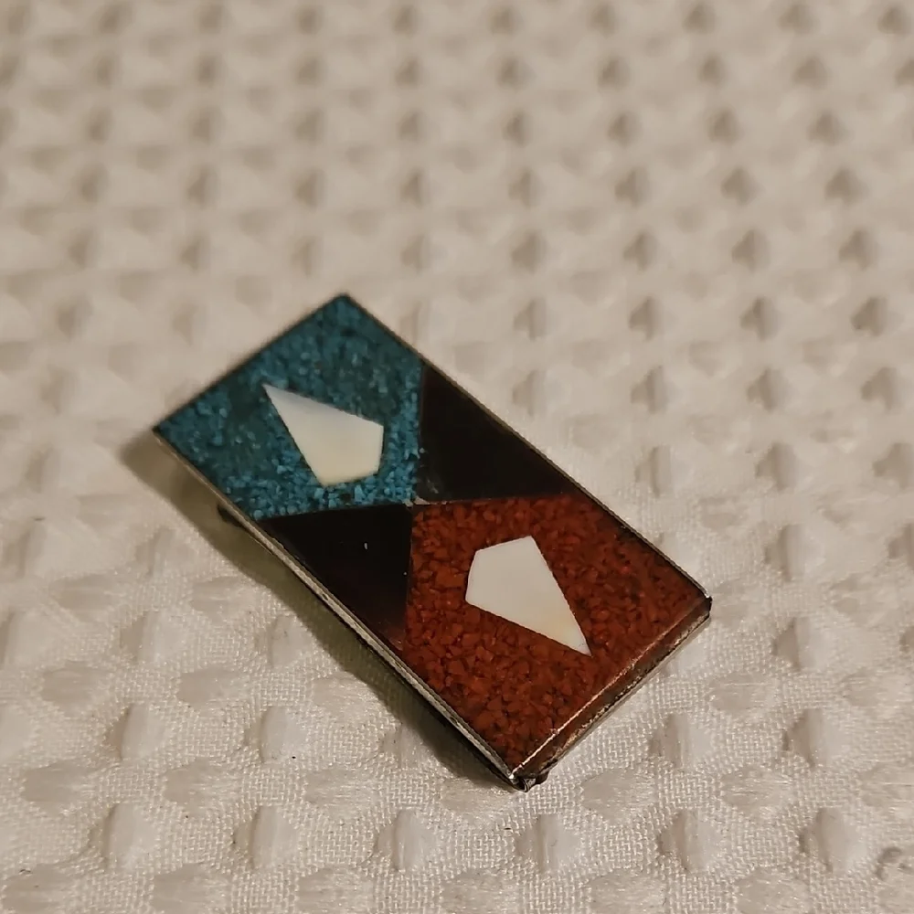 Turqoise, Coral, Onyx Money Clip